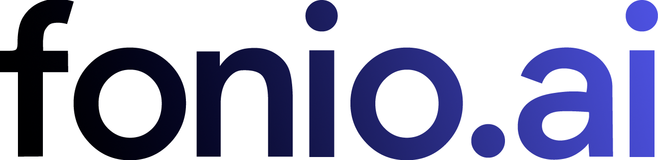 Logo von fonio.ai, dem Wiener Anbieter für KI-Telefonassistenten