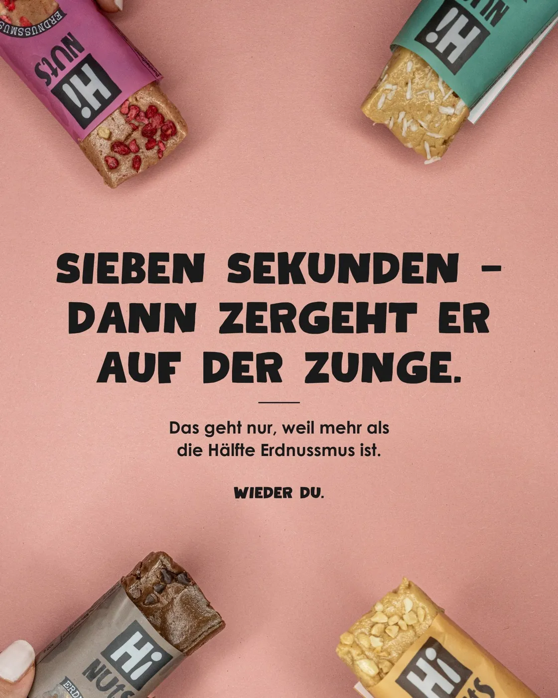 Bild-Anzeige „Sieben Sekunden – dann zergeht er auf der Zunge.“